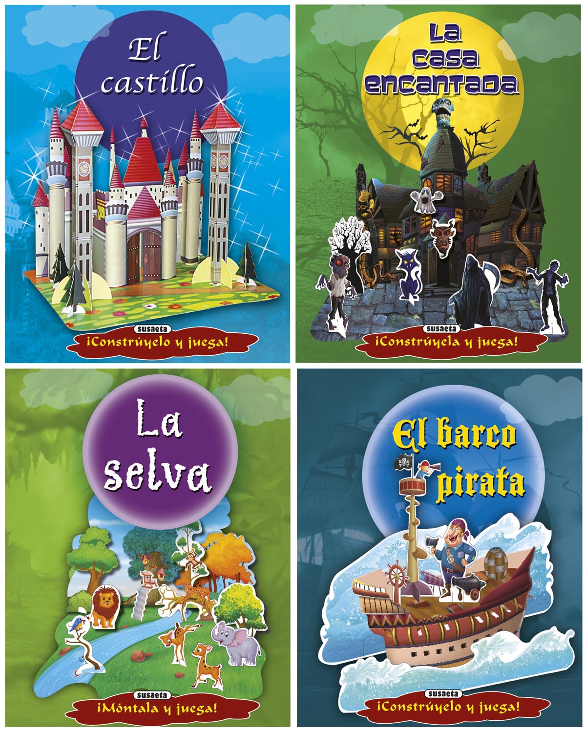 Construye y juega (4 títulos)