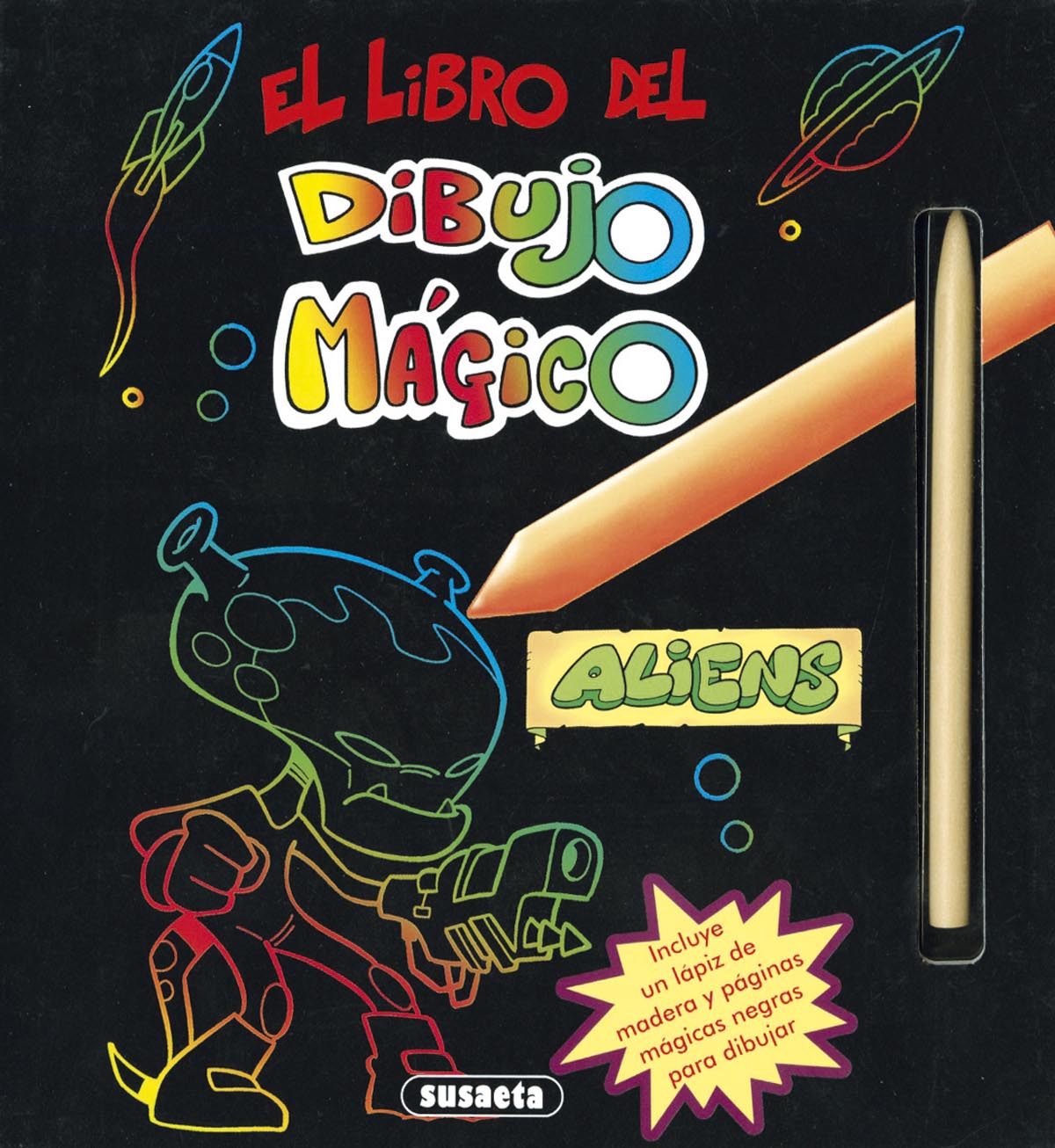 El libro del dibujo mágico. Aliens