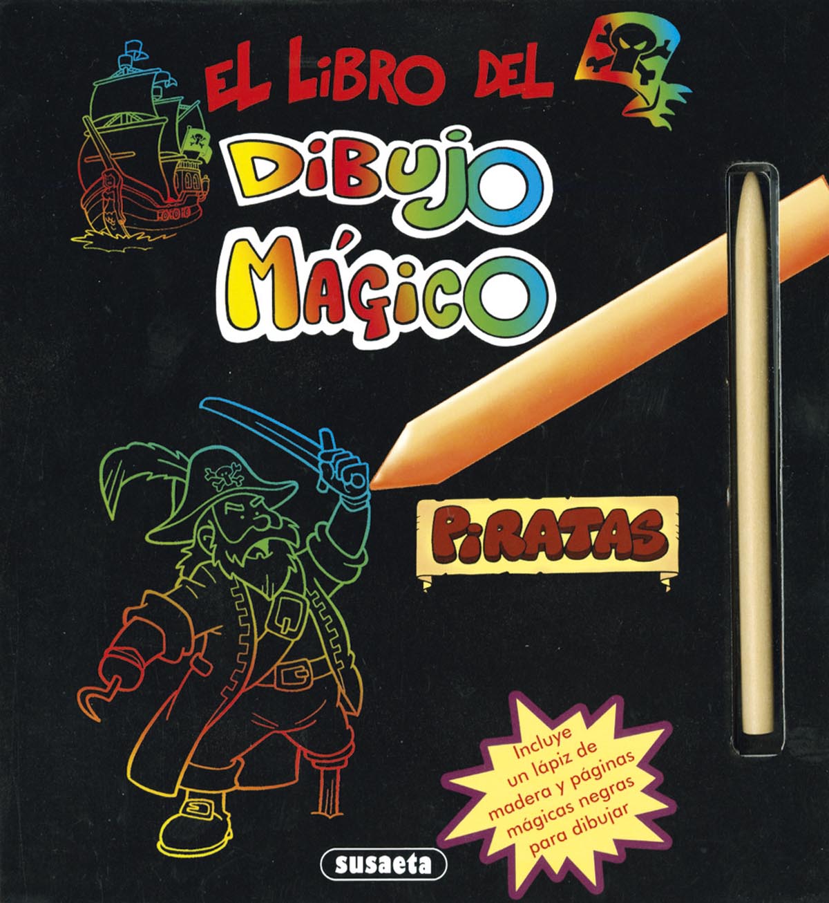 El libro del dibujo mágico. Piratas