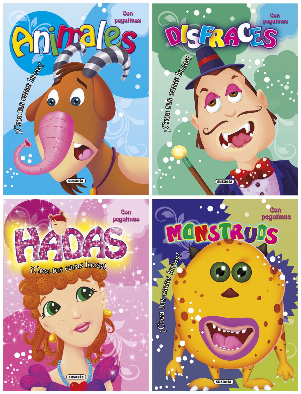 Caras locas (4 títulos)