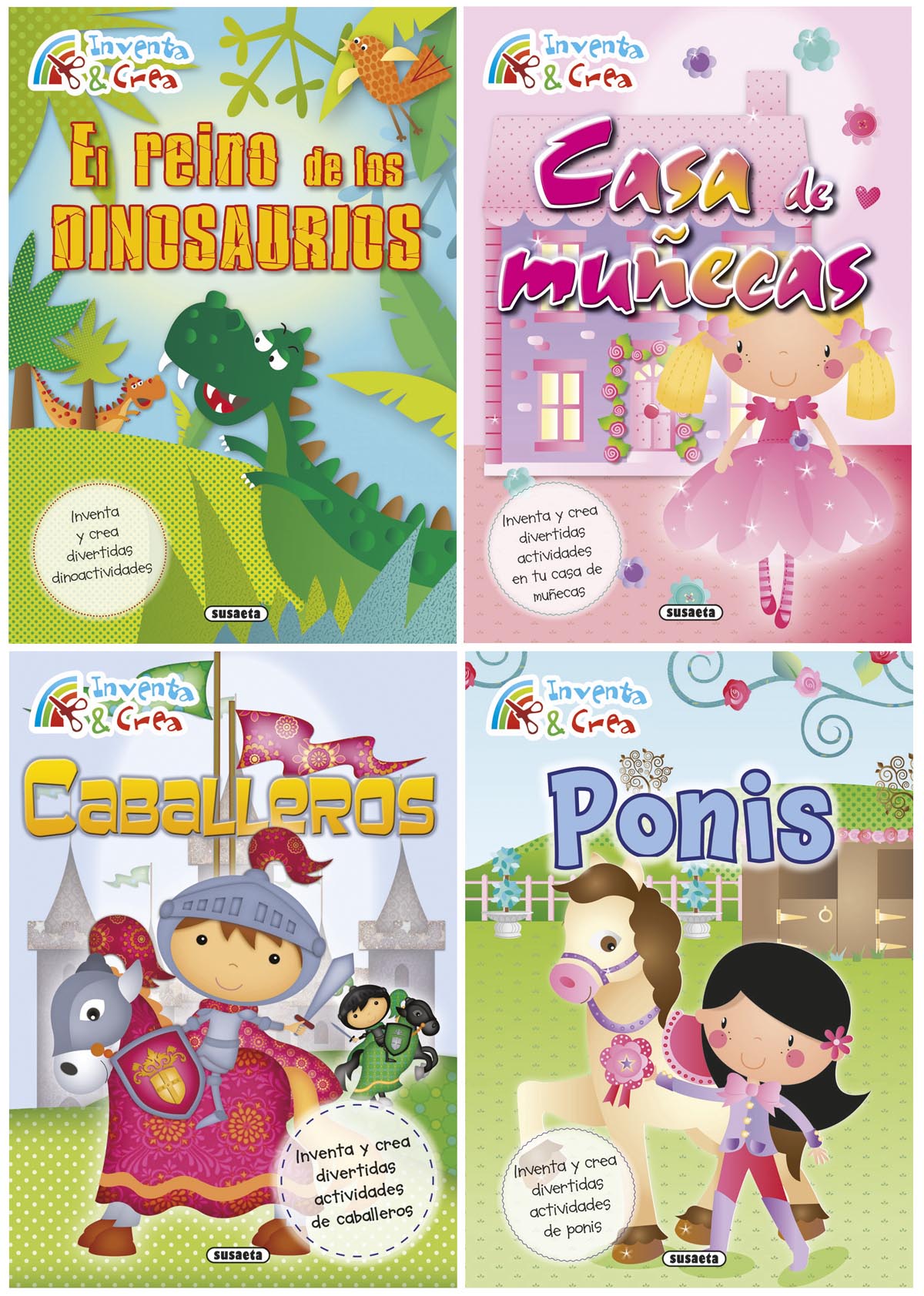 Inventa y crea (4 títulos)