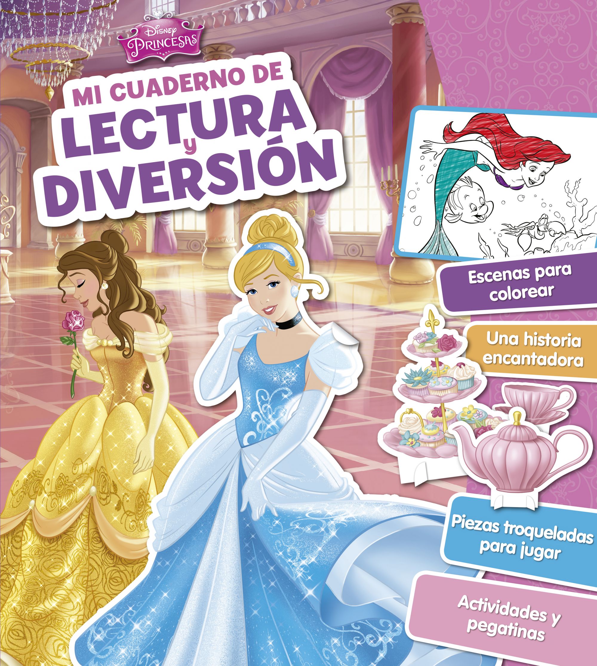Princesas. Mi cuaderno de lectura y diversión