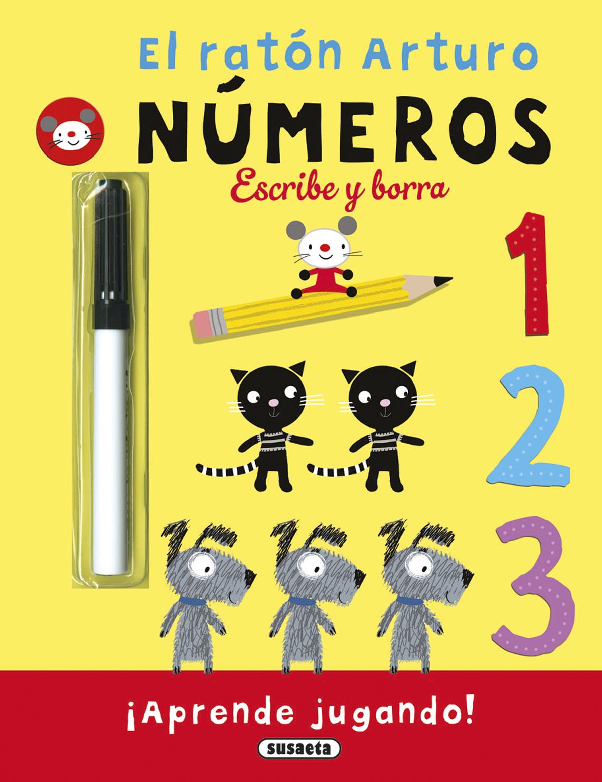 Números. Escribe y borra