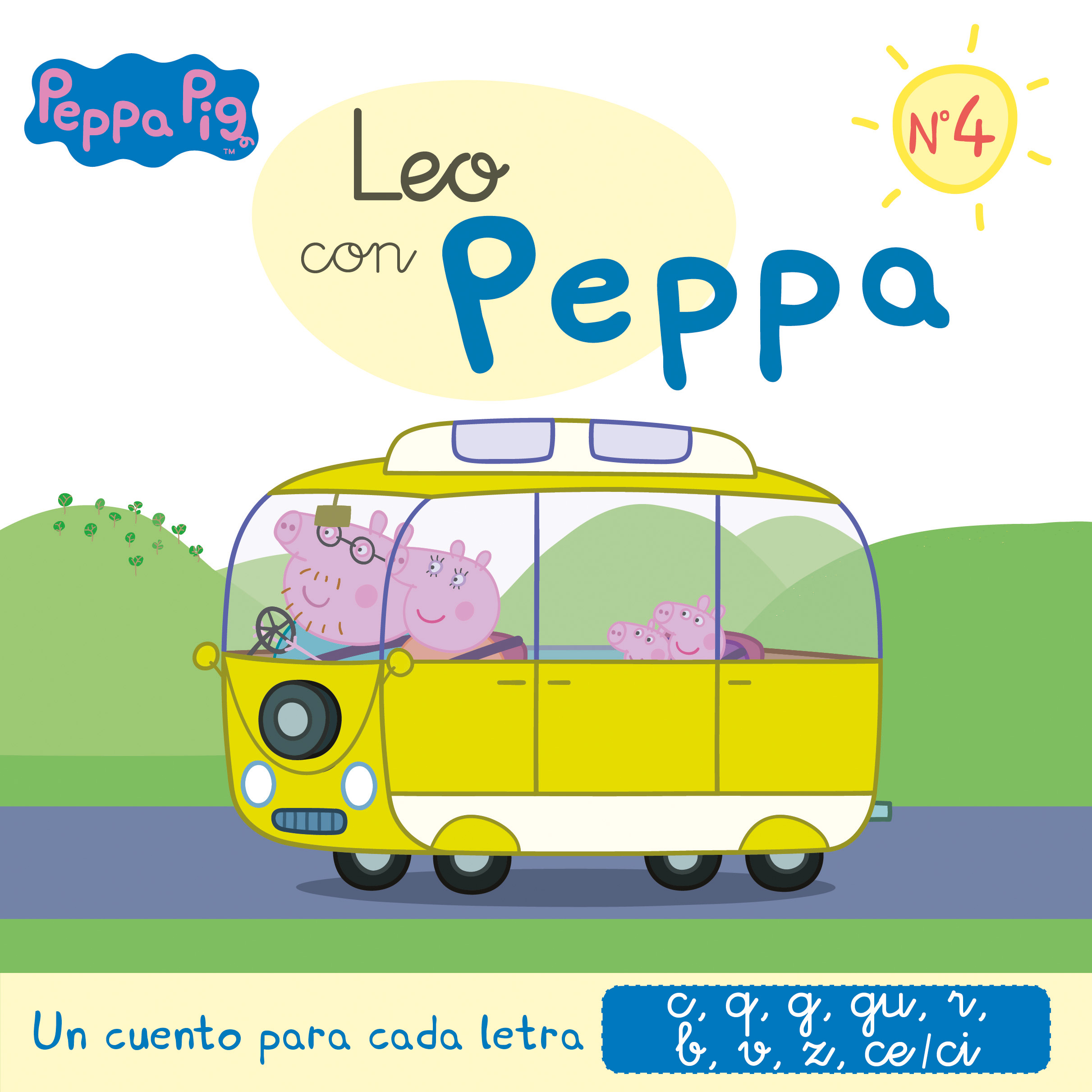 Un cuento para cada letra: c, q, g, gu, r (sonido suave), b, v, z, ce-ci (Leo con Peppa Pig 4)