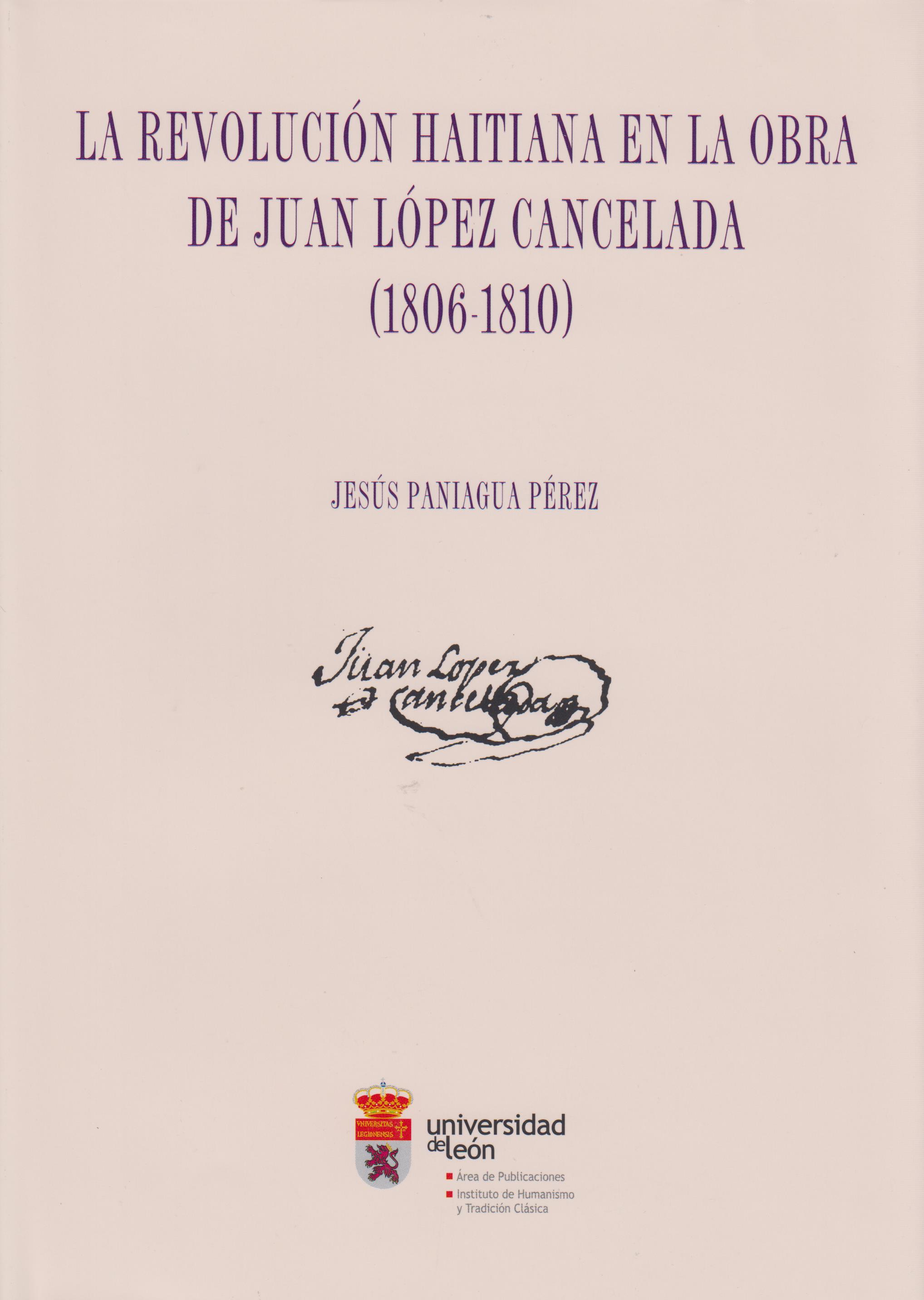 La revolución haitiana en la obra de Juan López Cancelada