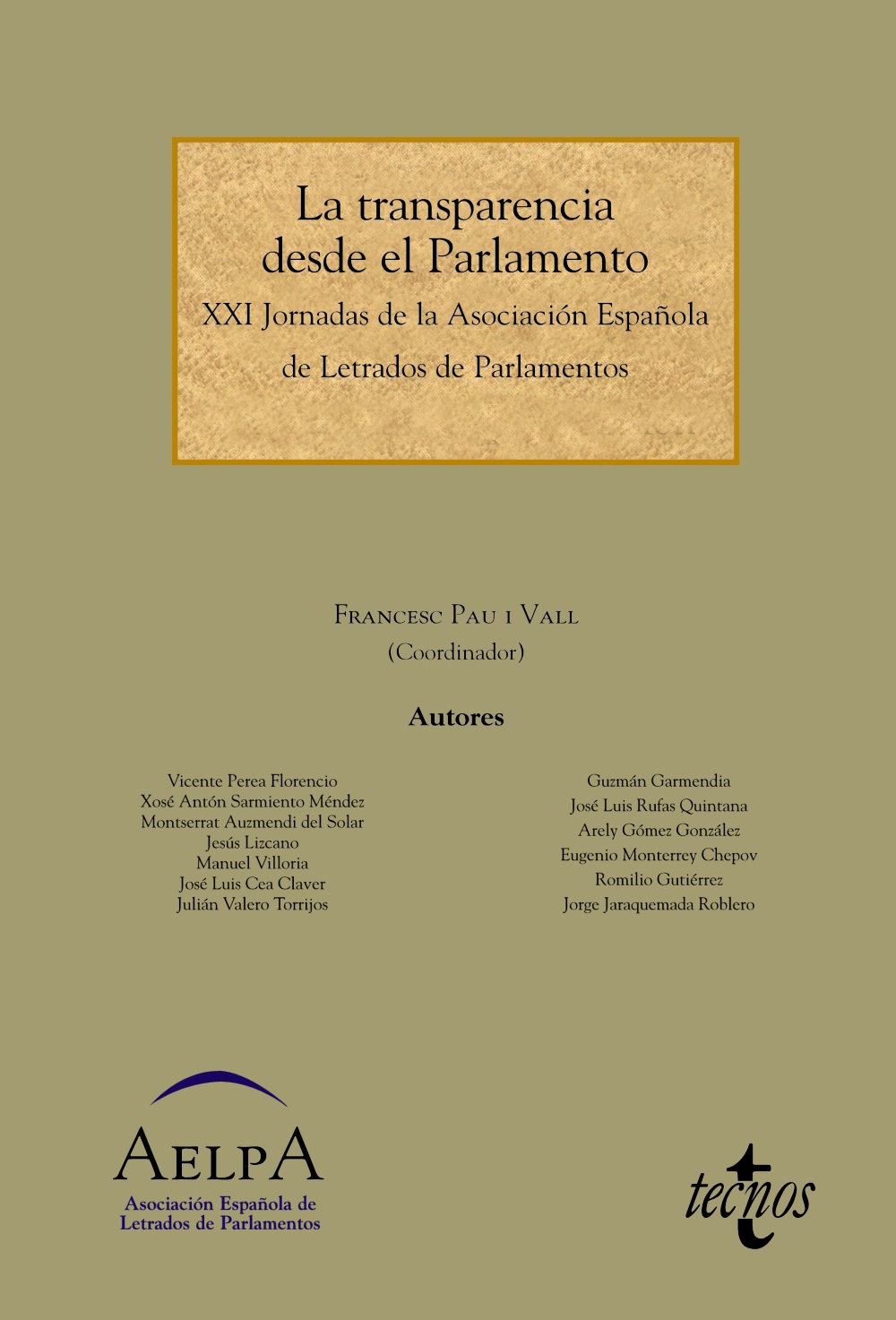 La transparencia desde el Parlamento