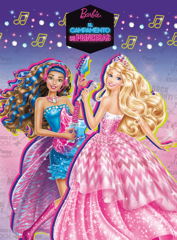 Barbie en el campamento de princesas (Una novela de Barbie)