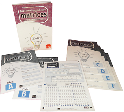 Matrices, Test de Inteligencia General