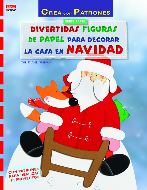 Divertidas figuras de papel para decorar la casa en Navidad