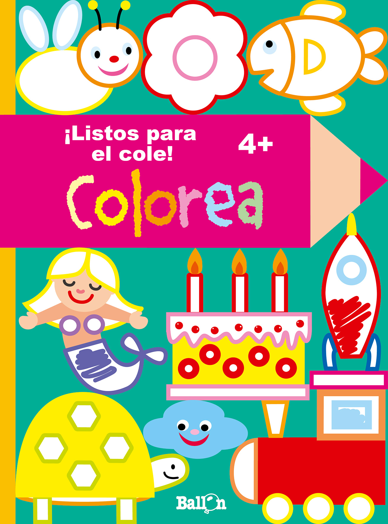 Listos para el cole - Colorea 4+