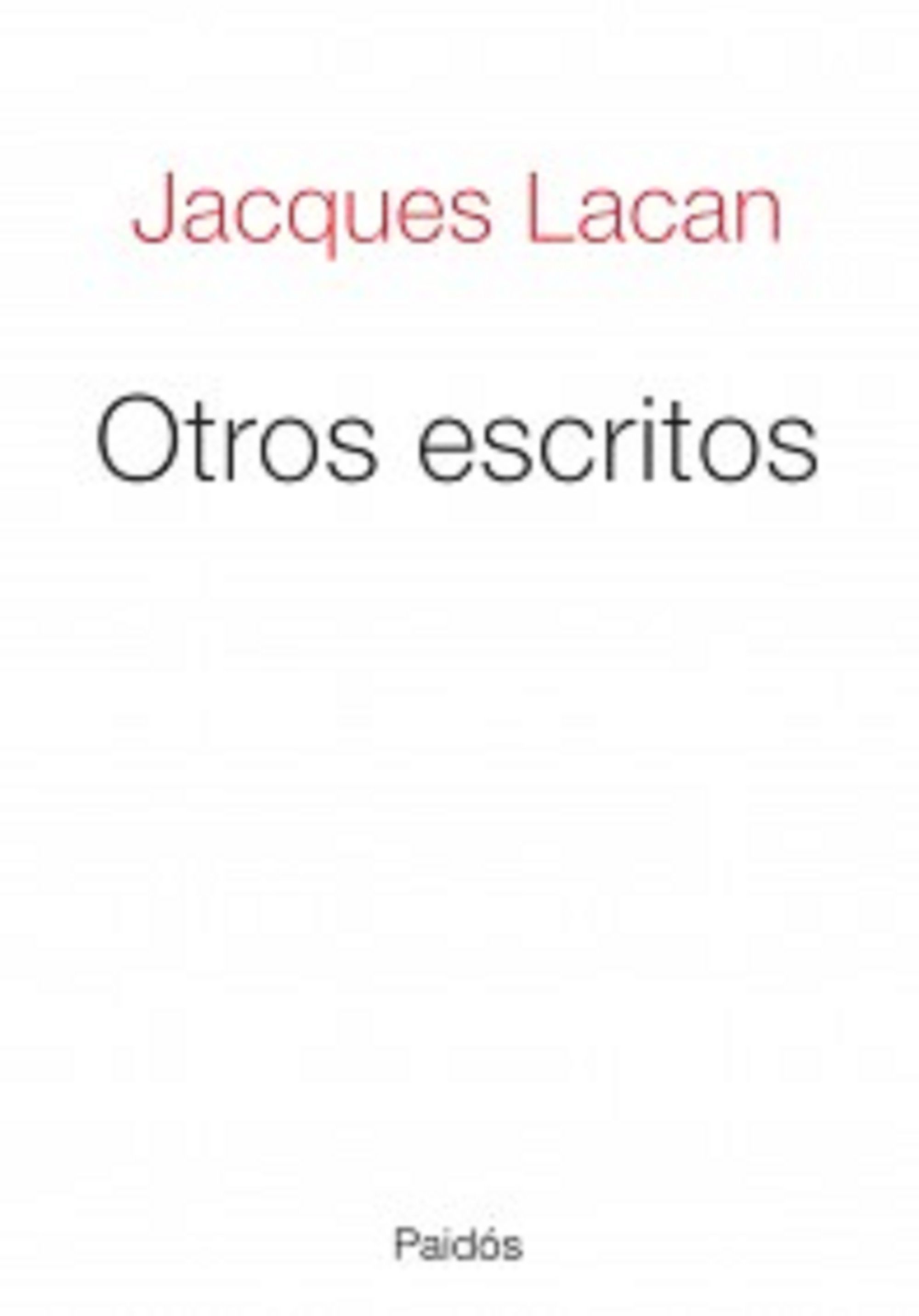 Otros escritos
