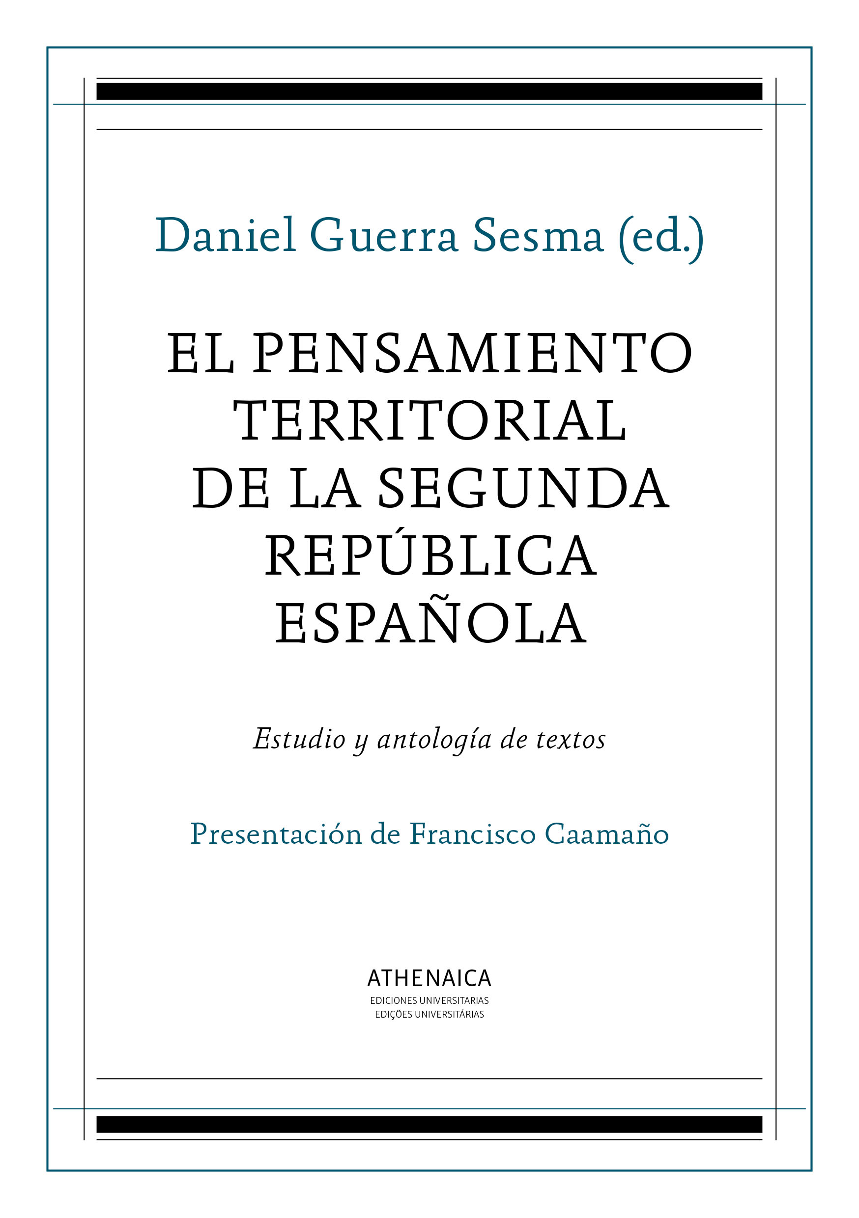 El pensamiento territorial de la Segunda República española