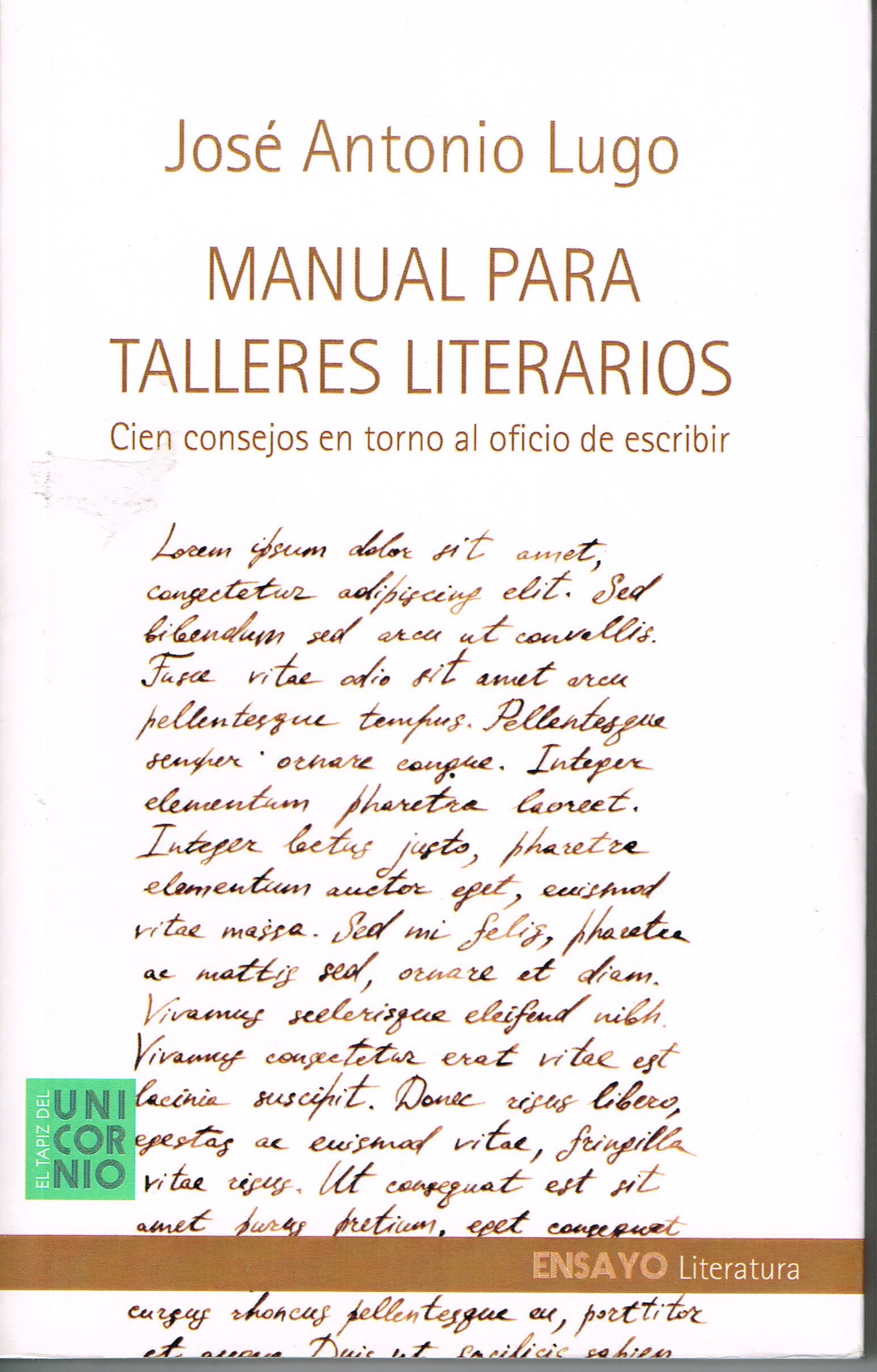 Manual para talleres literarios