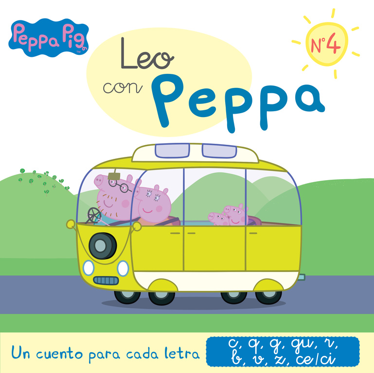 Leo con Peppa. Un cuento para cada letra: c,q,g,gu,r,b,v,z,ce/ci