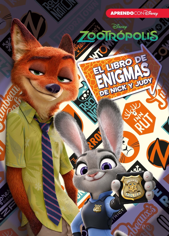 Zootrópolis. El libro de enigmas de Nick y Judy (Disney. Actividades)