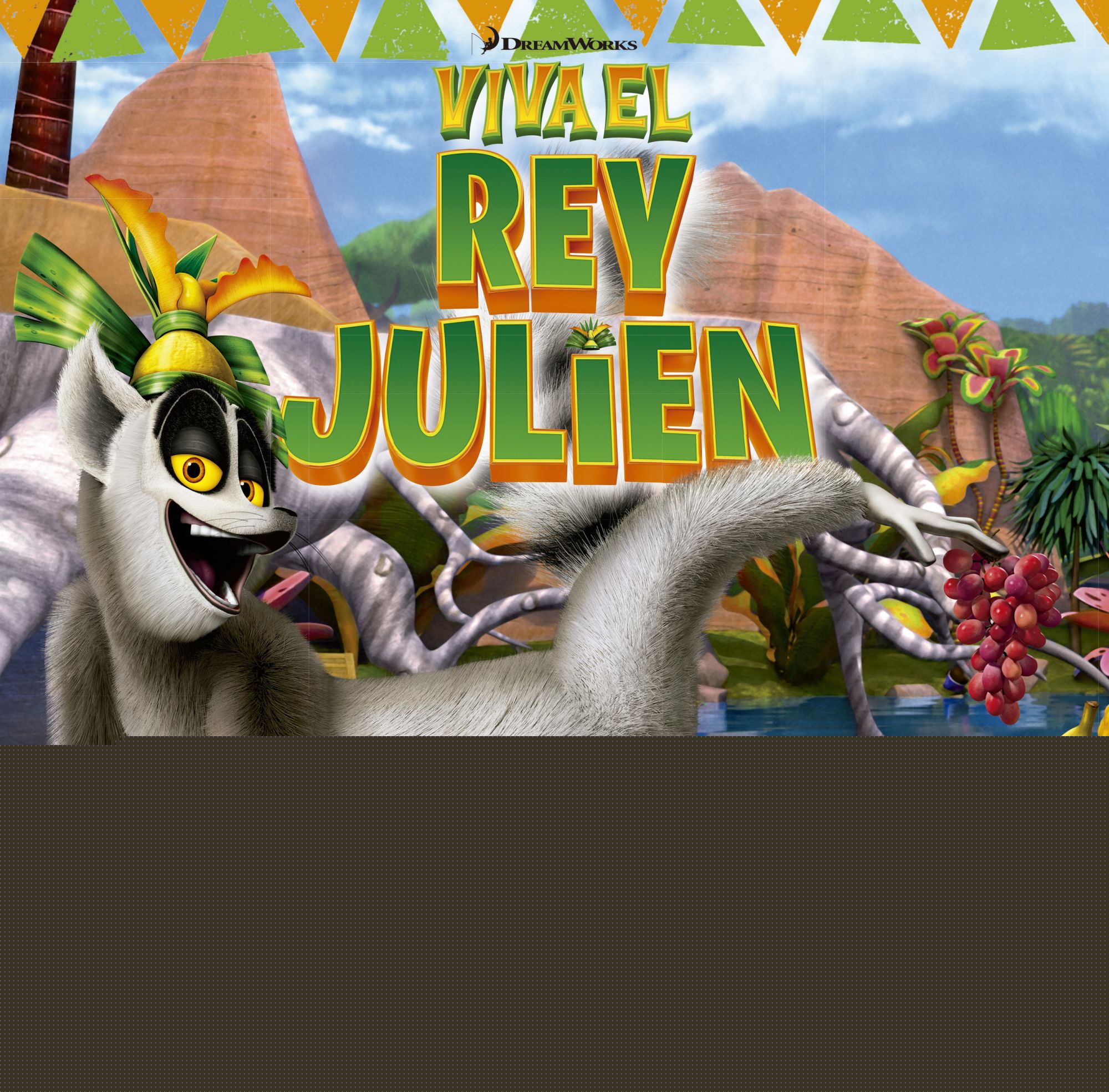 Viva el rey Julien. Coronadme