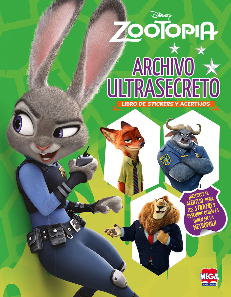 Disney Zootopia Archivo ultrasecreto