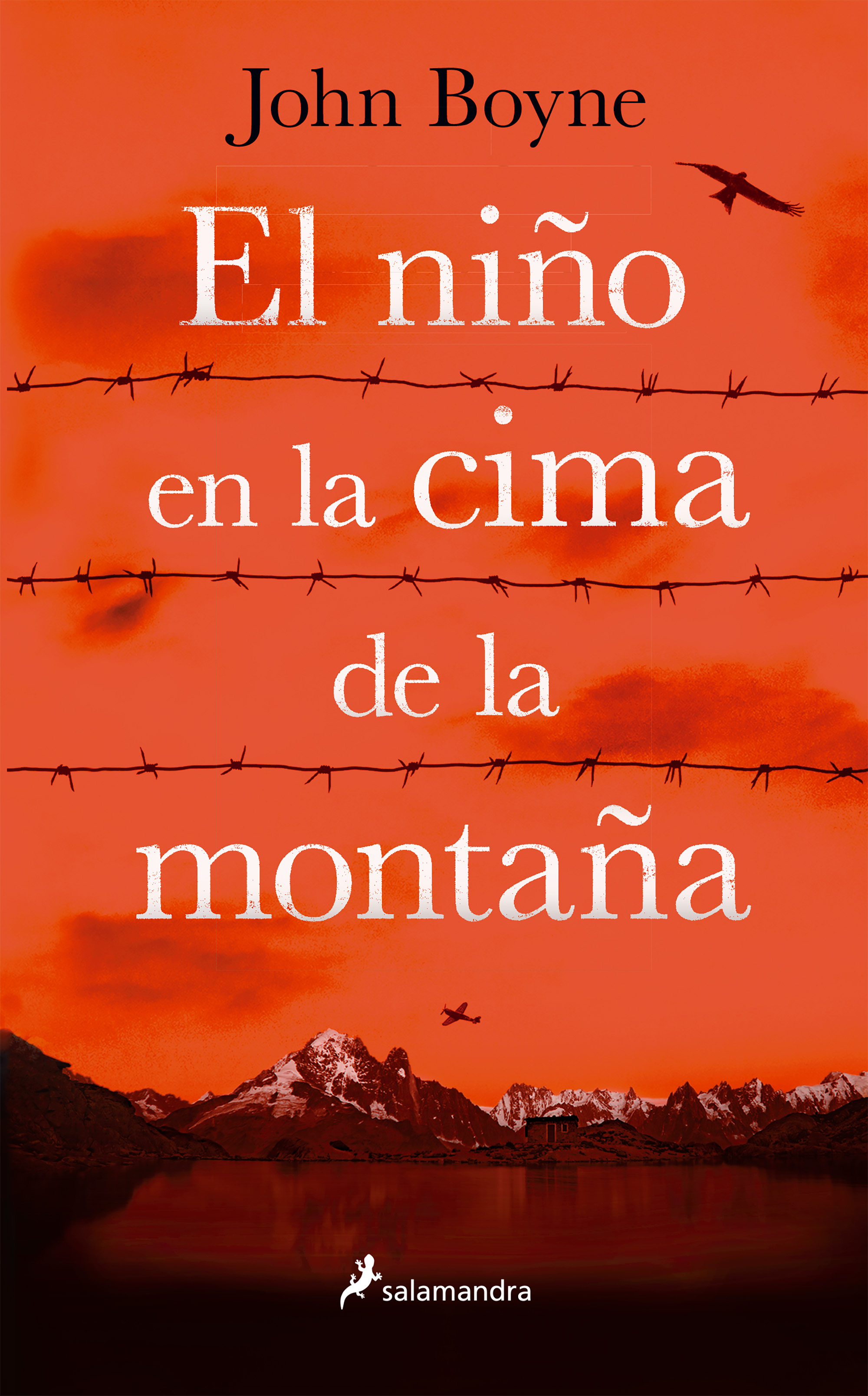 El niño en la cima de la montaña