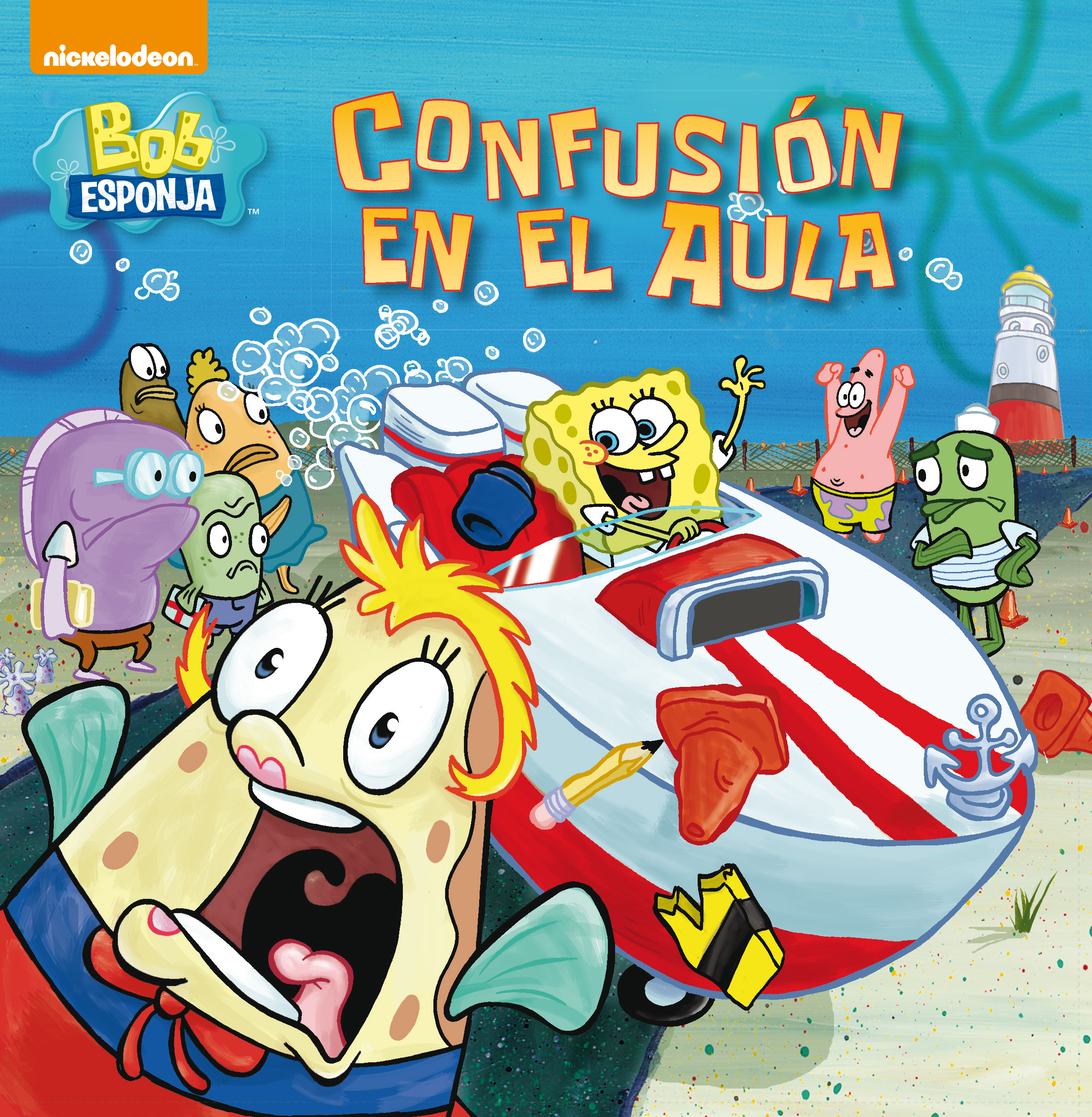 Bob Esponja. Un cuento - Confusión en el aula