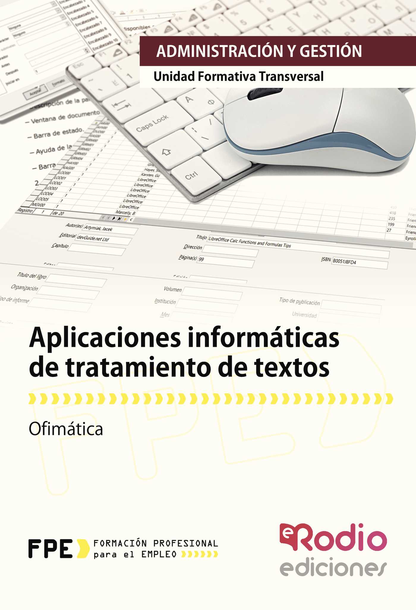 Aplicaciones informáticas de tratamiento de textos