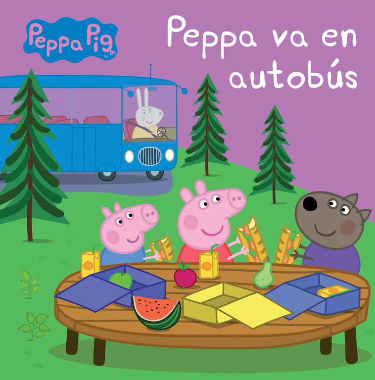Peppa Pig va en autobús
