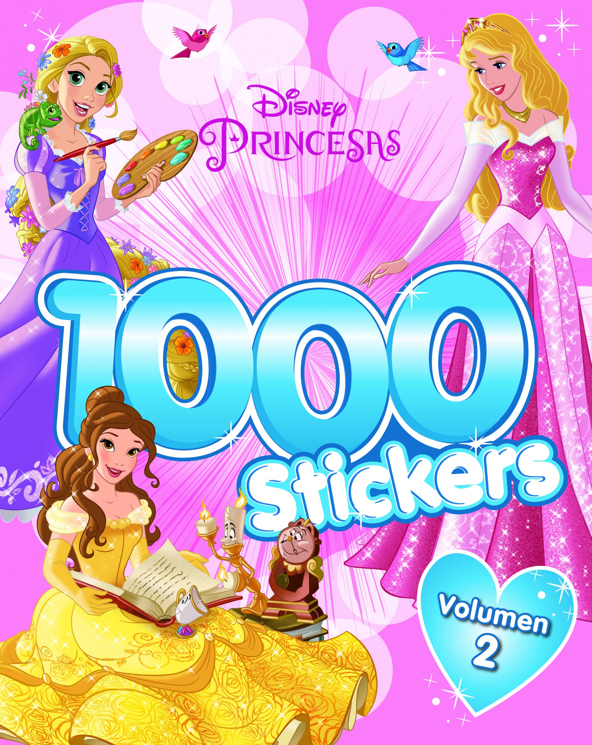 Princesas. 1.000 Stickers. Volumen 2