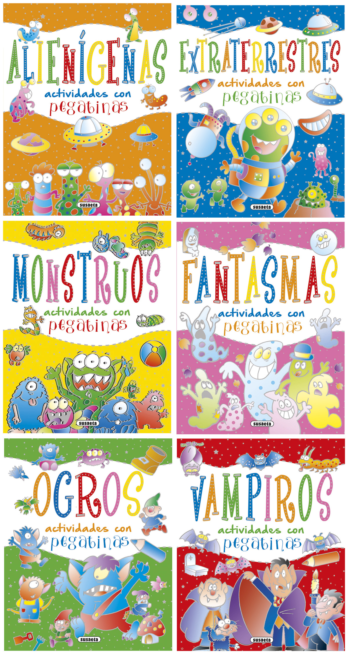 Juegos terroríficos (6 títulos)