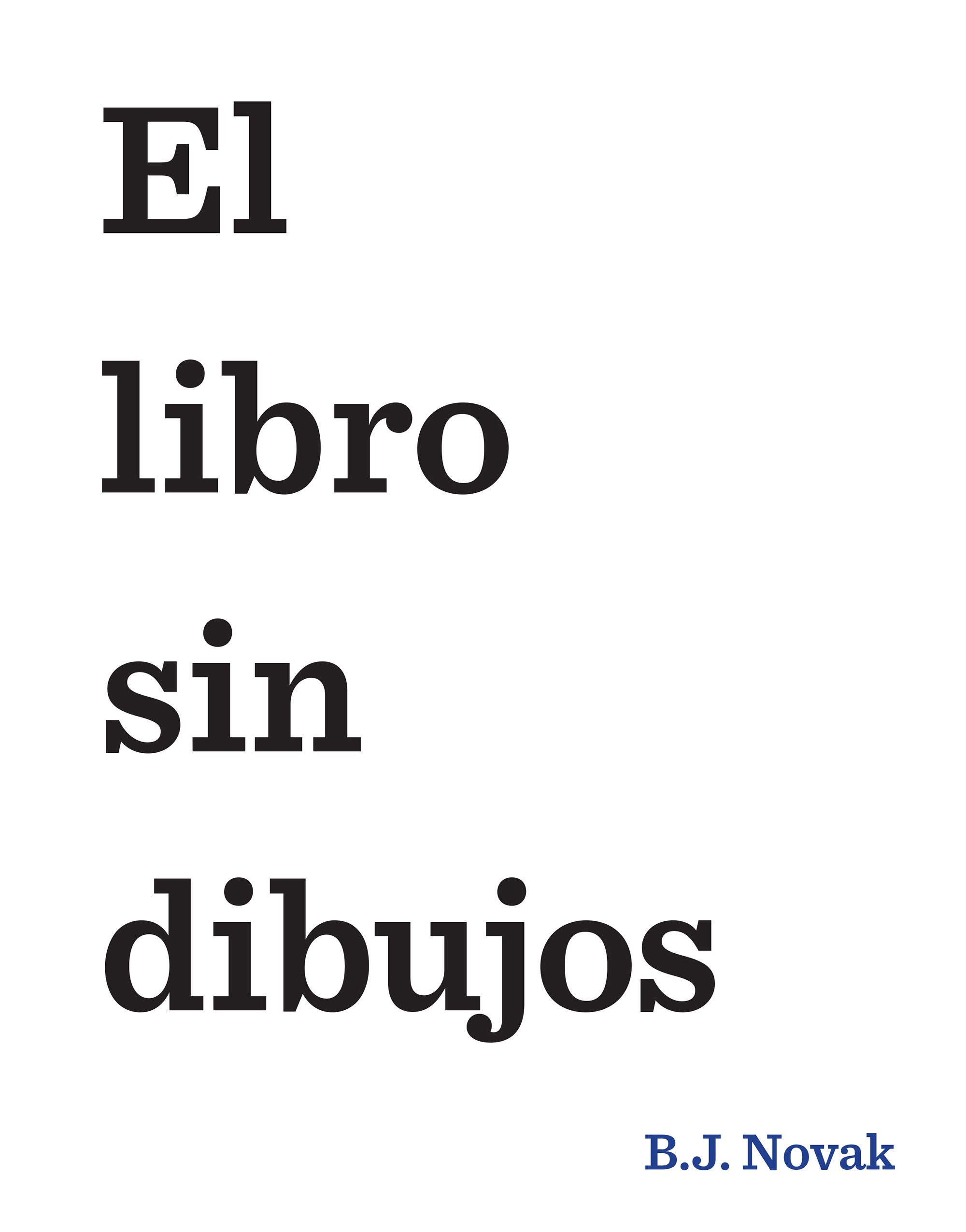 El libro sin dibujos