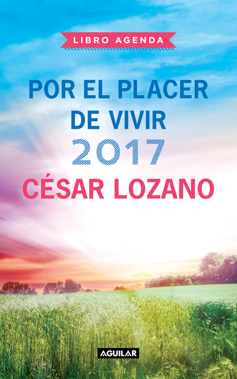 Libro agenda Por el placer de vivir 2017