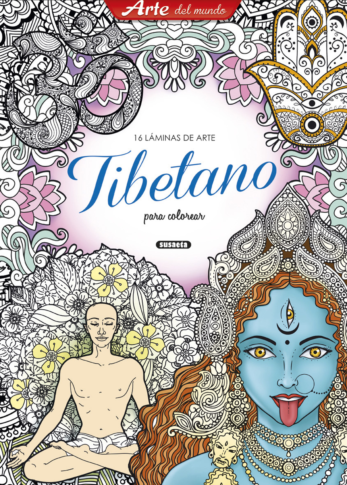 Láminas de arte tibetano para colorear