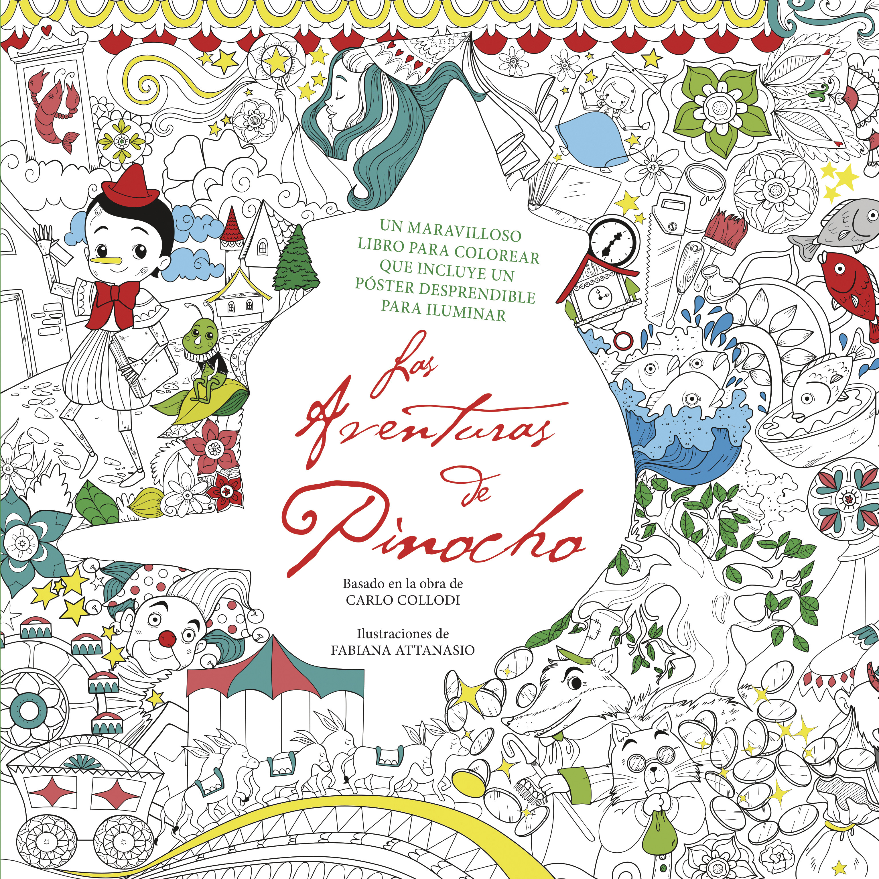 Clasicos Para Colorear: Aventuras De Pinocho Las