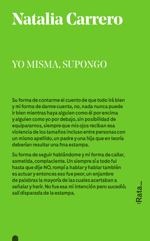 Yo misma, supongo