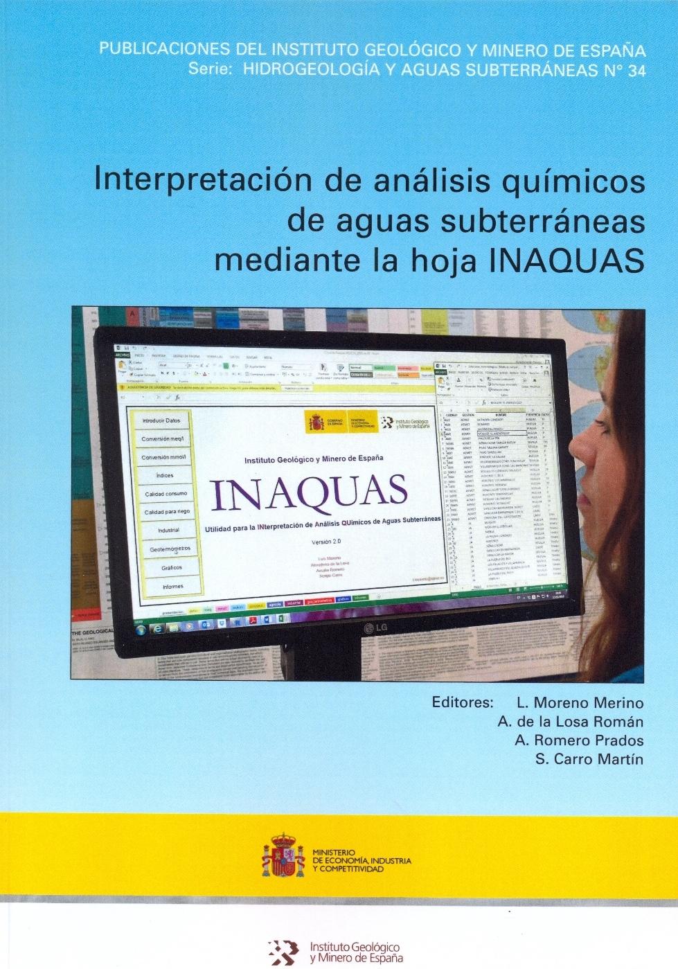 Interpretación de análisis químicos de aguas subterráneas mediante la hoja INAQUAS