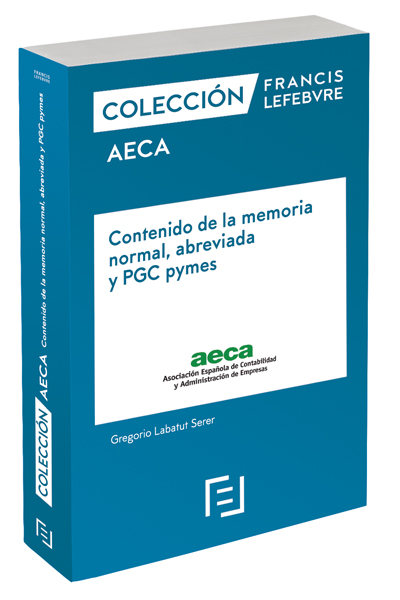 Contenido de la memoria normal, abreviada y PGC pymes