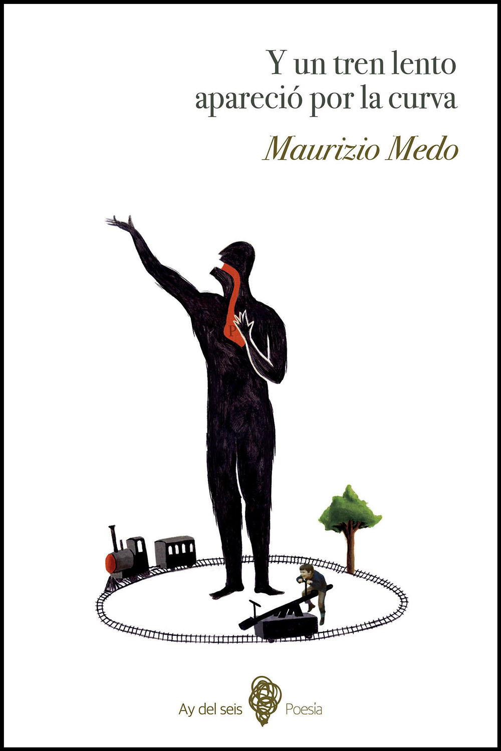 Y un tren lento apareció por la curva