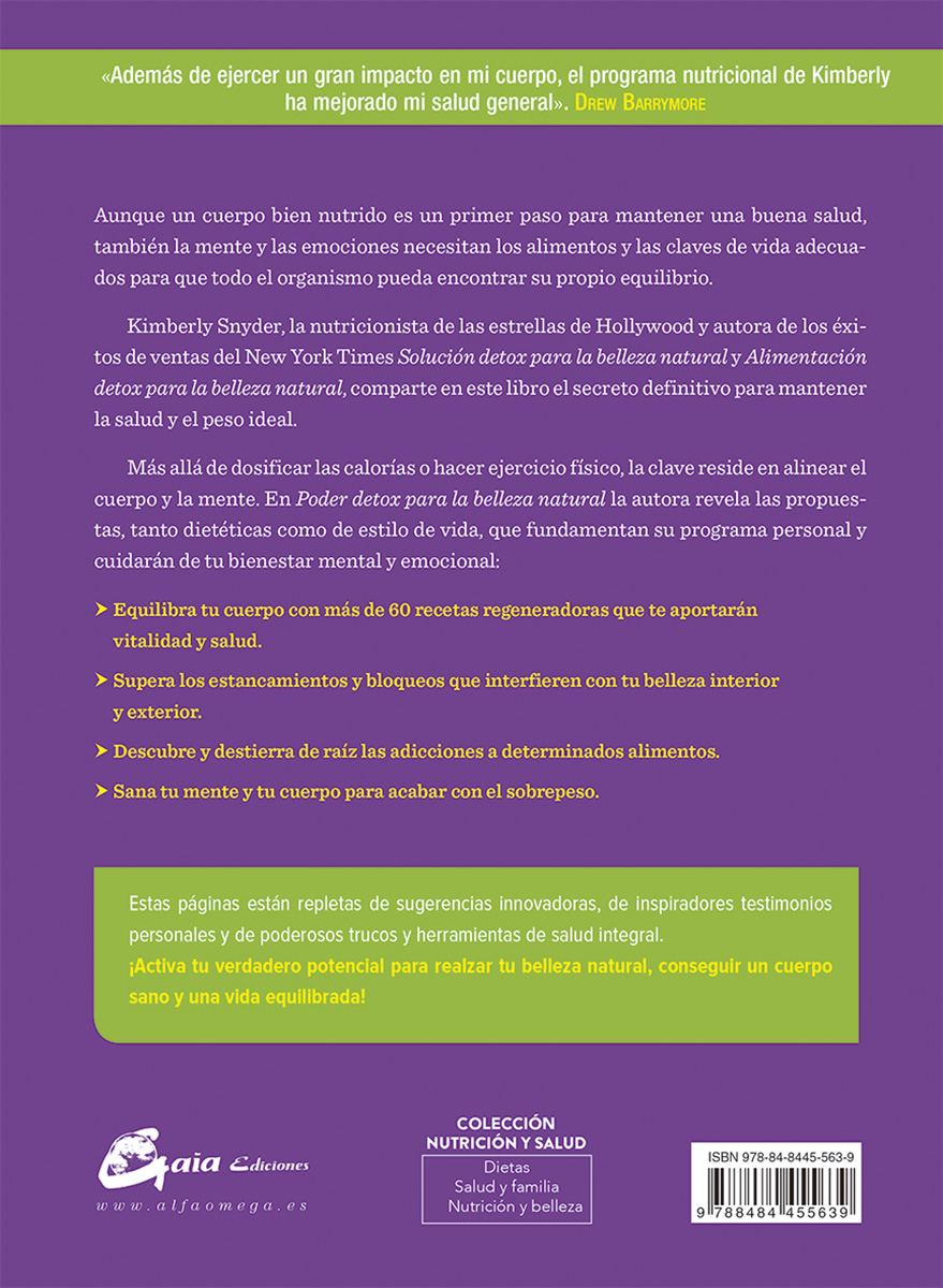 Poder detox para la belleza natural