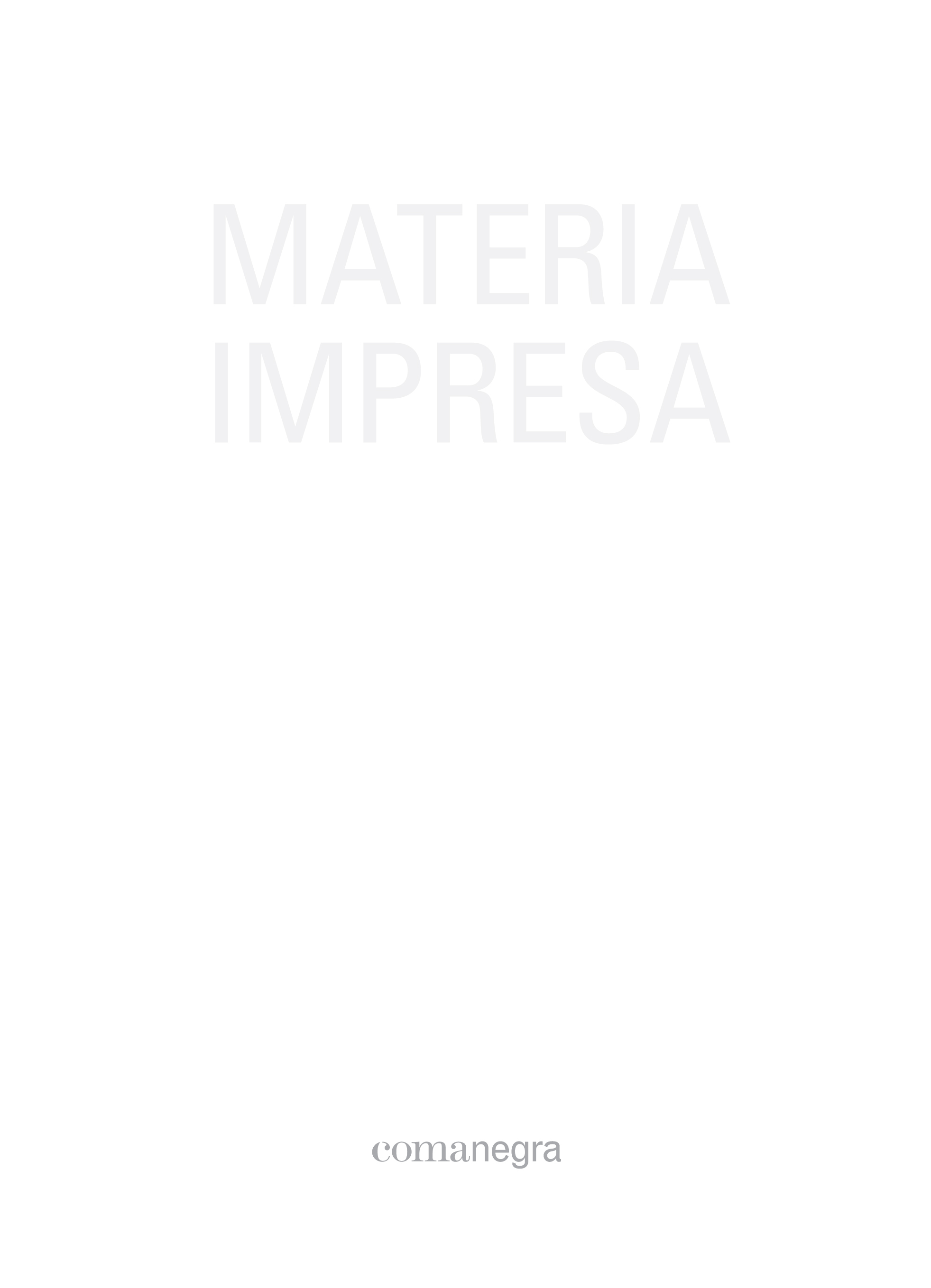 Materia impresa