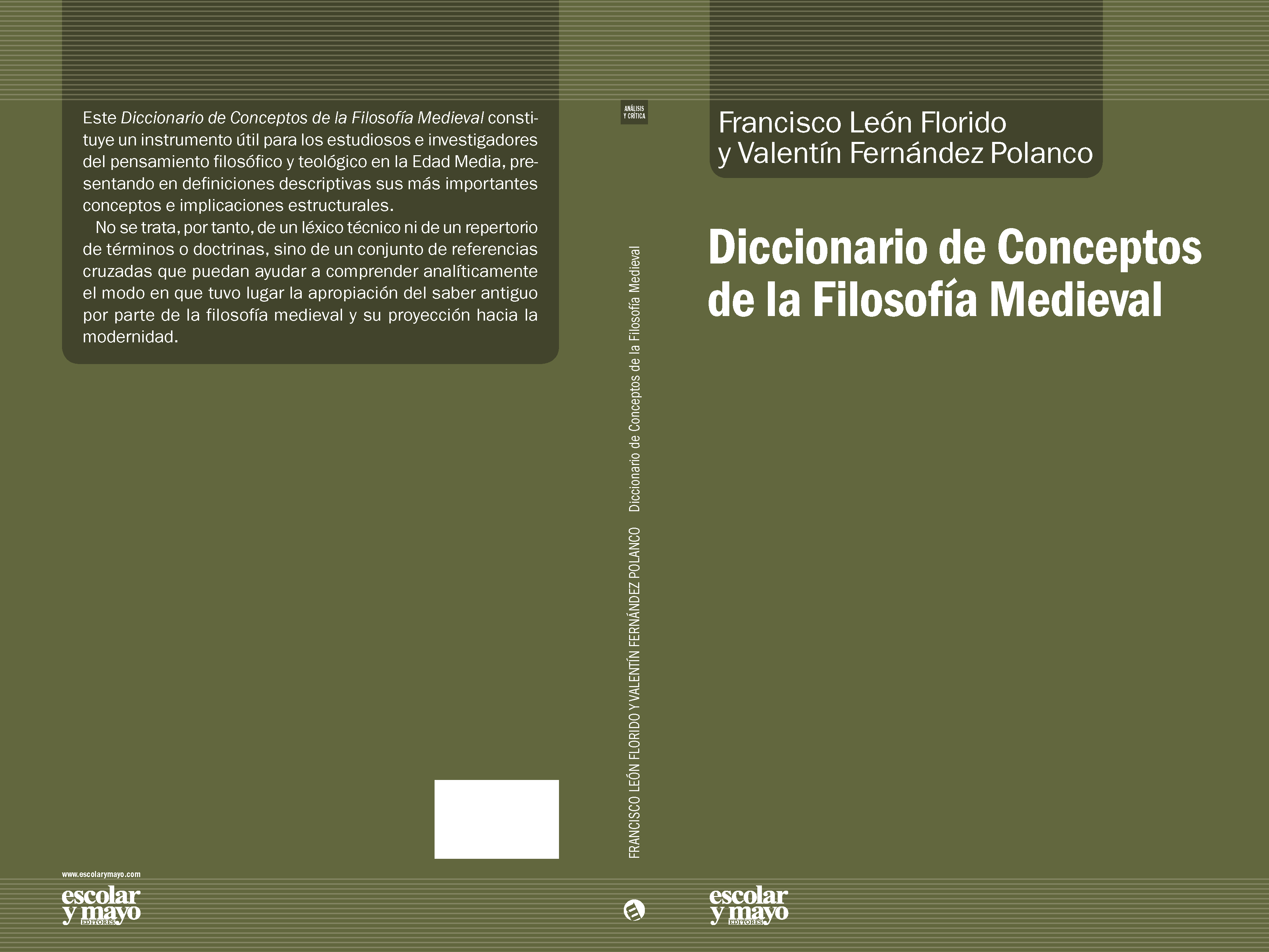 Diccionario de Conceptos de la Filosofía Medieval