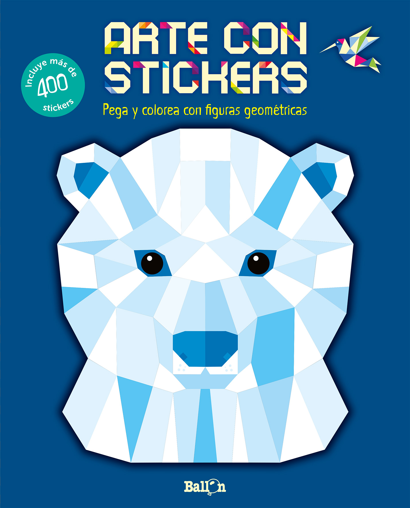 Arte con stickers - Oso polar