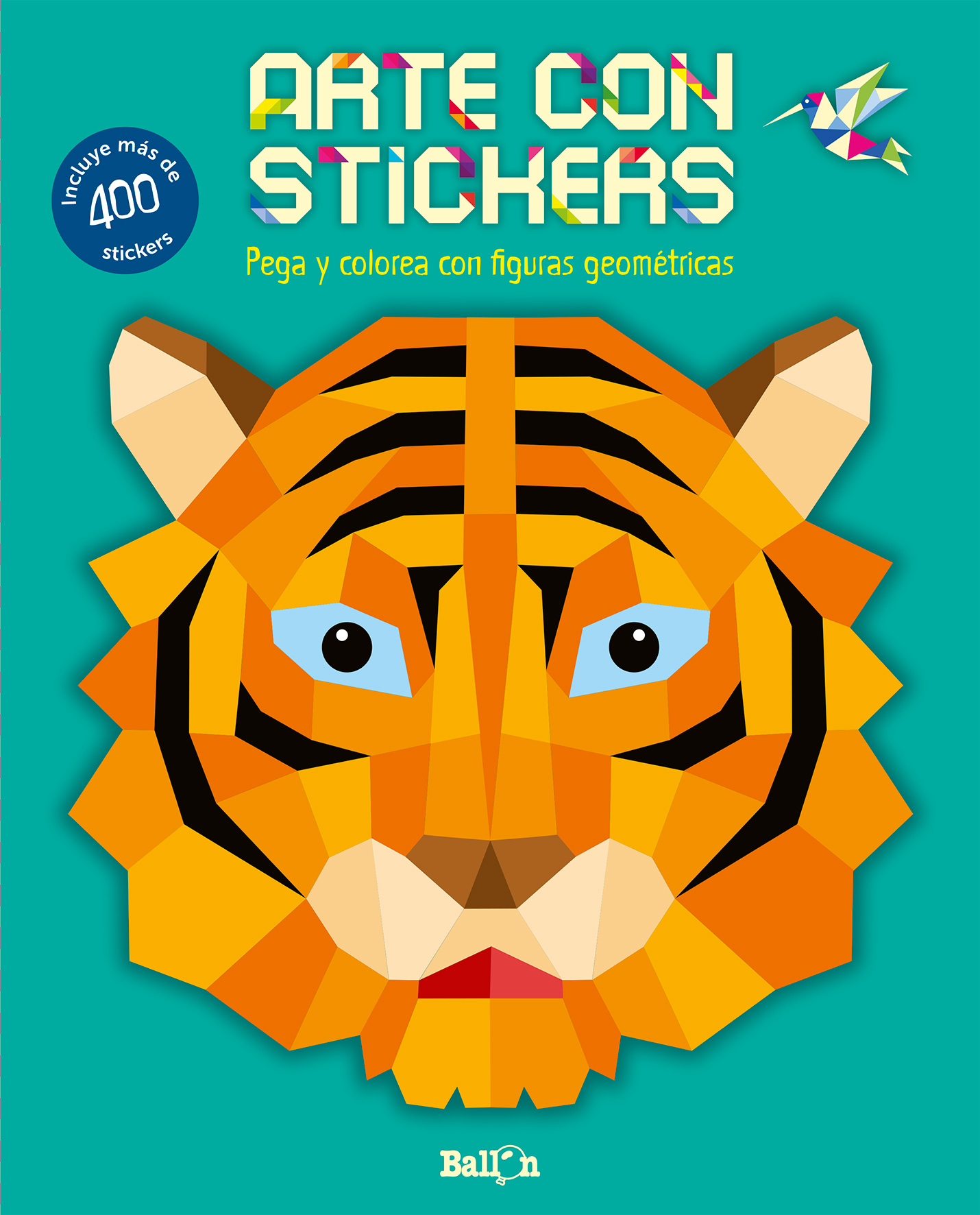 Arte con stickers - Tigre