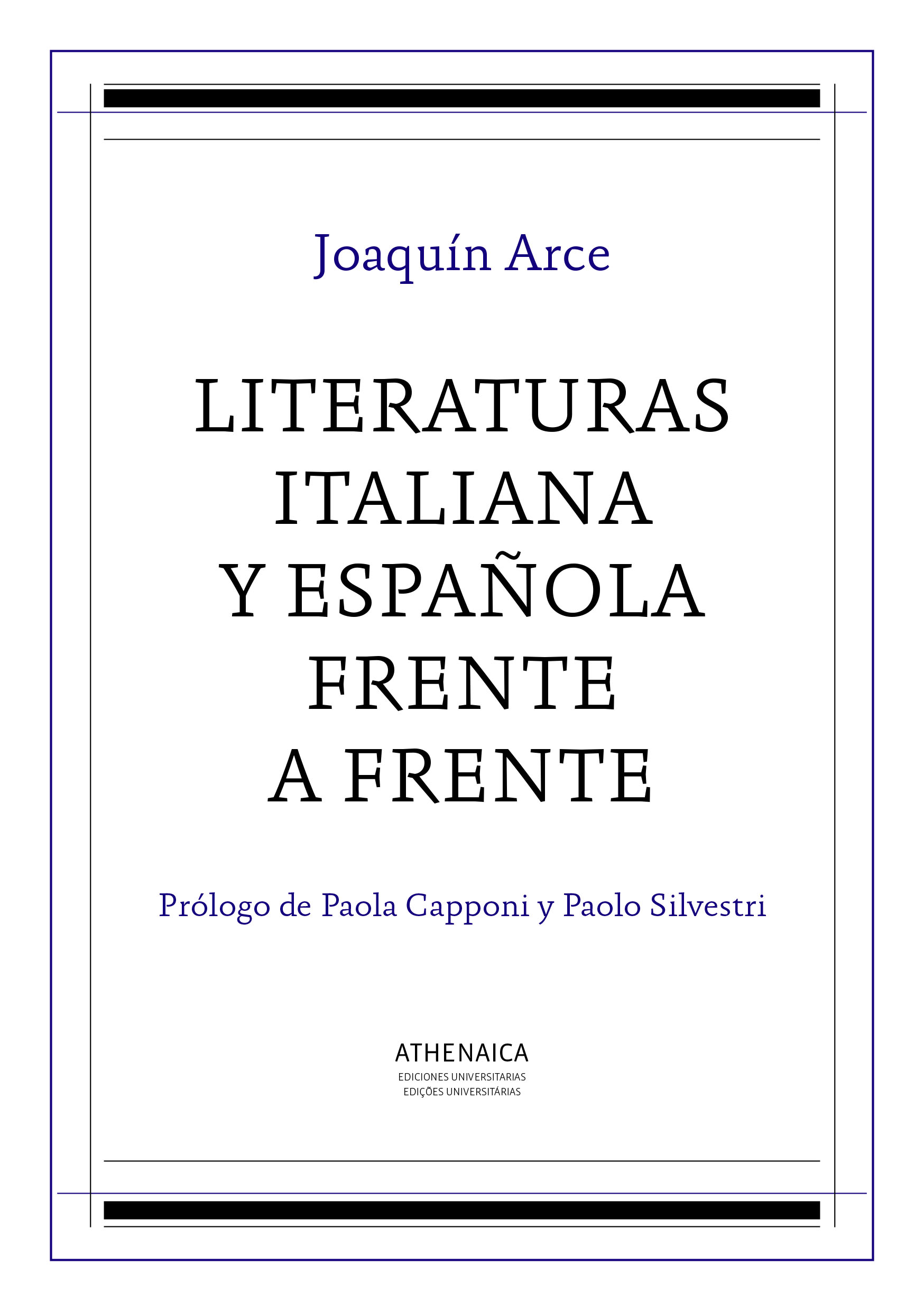 Literaturas italiana y española frente a frente