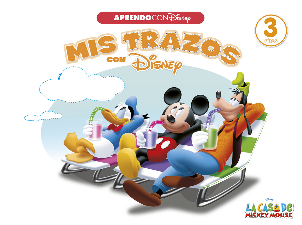 Mis trazos con Disney (3 años) (Disney. Primeros aprendizajes)