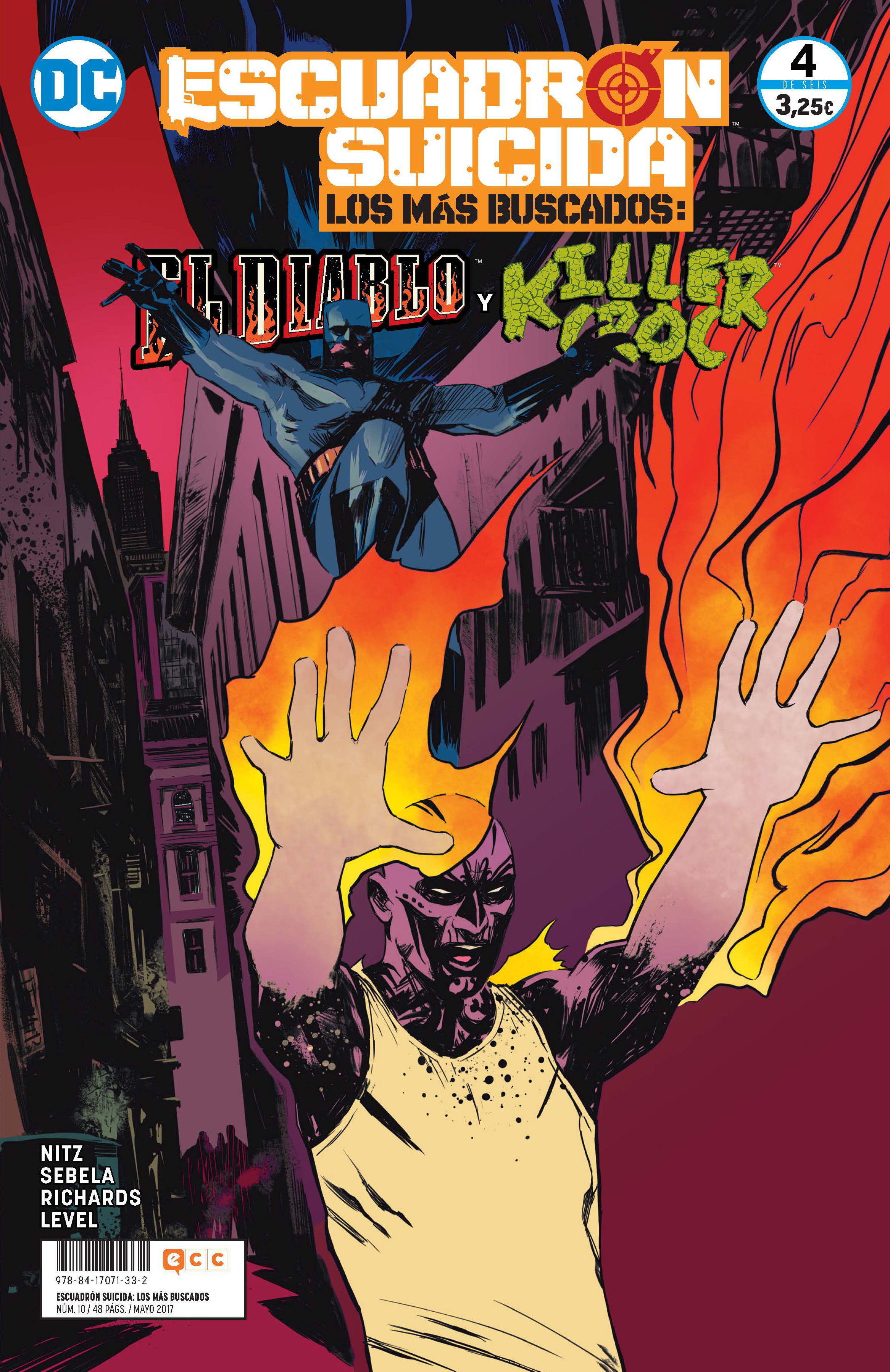 Escuadrón Suicida: El Diablo/Killer Croc  Los más buscados núm. 10/ 4