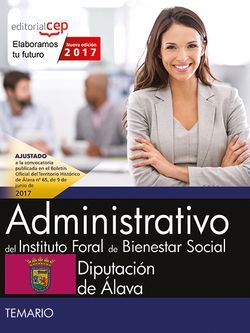 Administrativo del Instituto Foral de Bienestar Social. Diputación de Álava. Temario