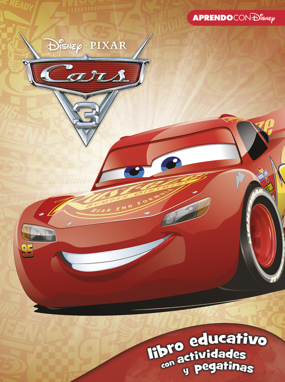 Cars 3. Libro educativo con actividades y pegatinas (Disney. Actividades)