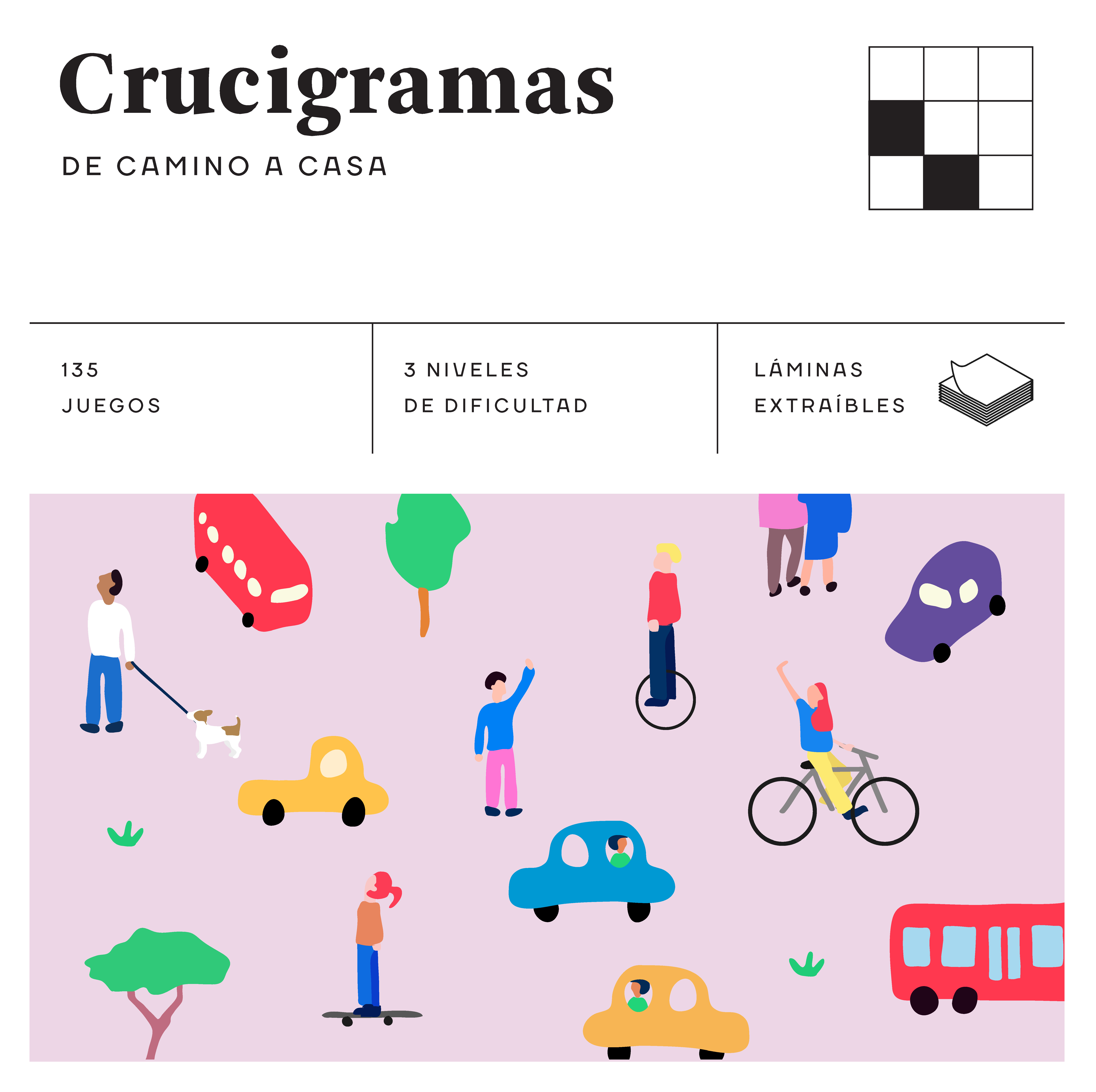 Crucigramas de camino a casa (Cuadrados de diversión)