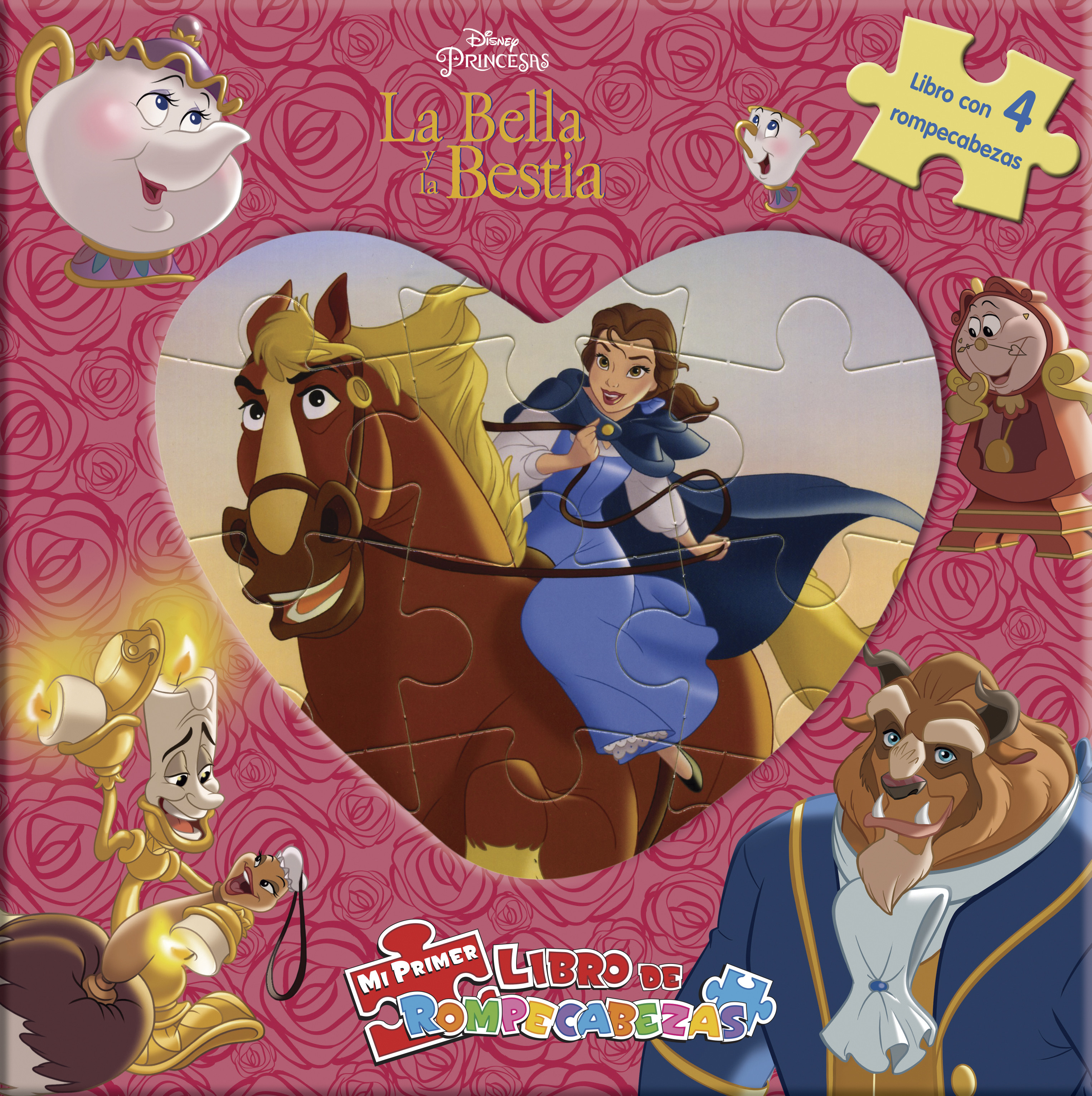 Mi Primer Libro De Rompecabezas: La Bella Y La Bestia