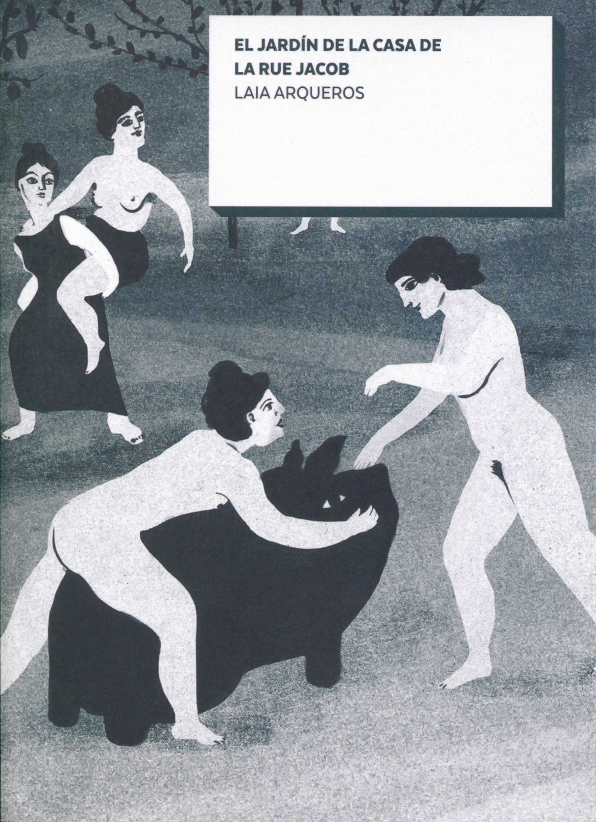 El jardín de la casa de la Rue de Jacob