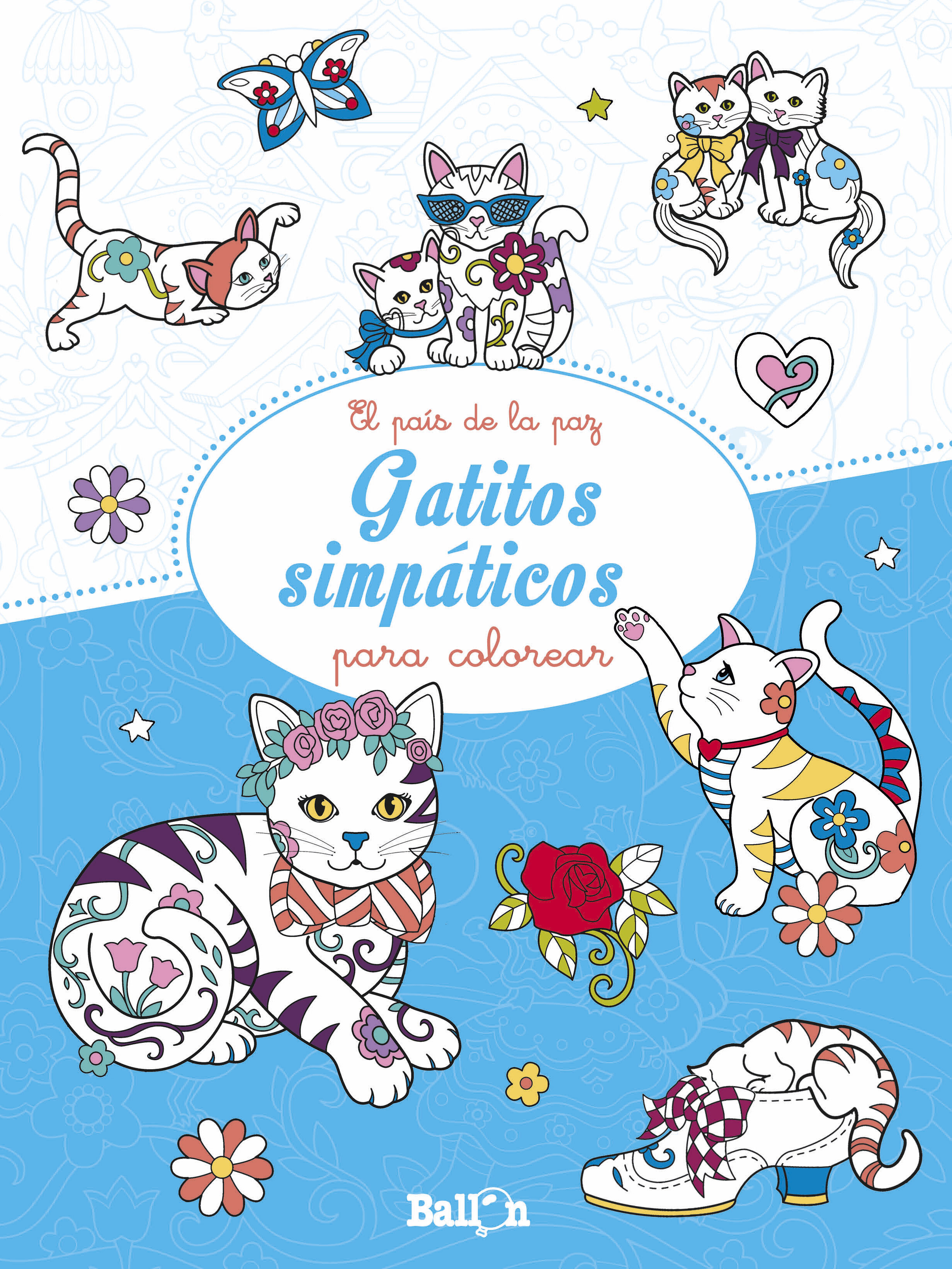 Gatitos simpáticos para colorear