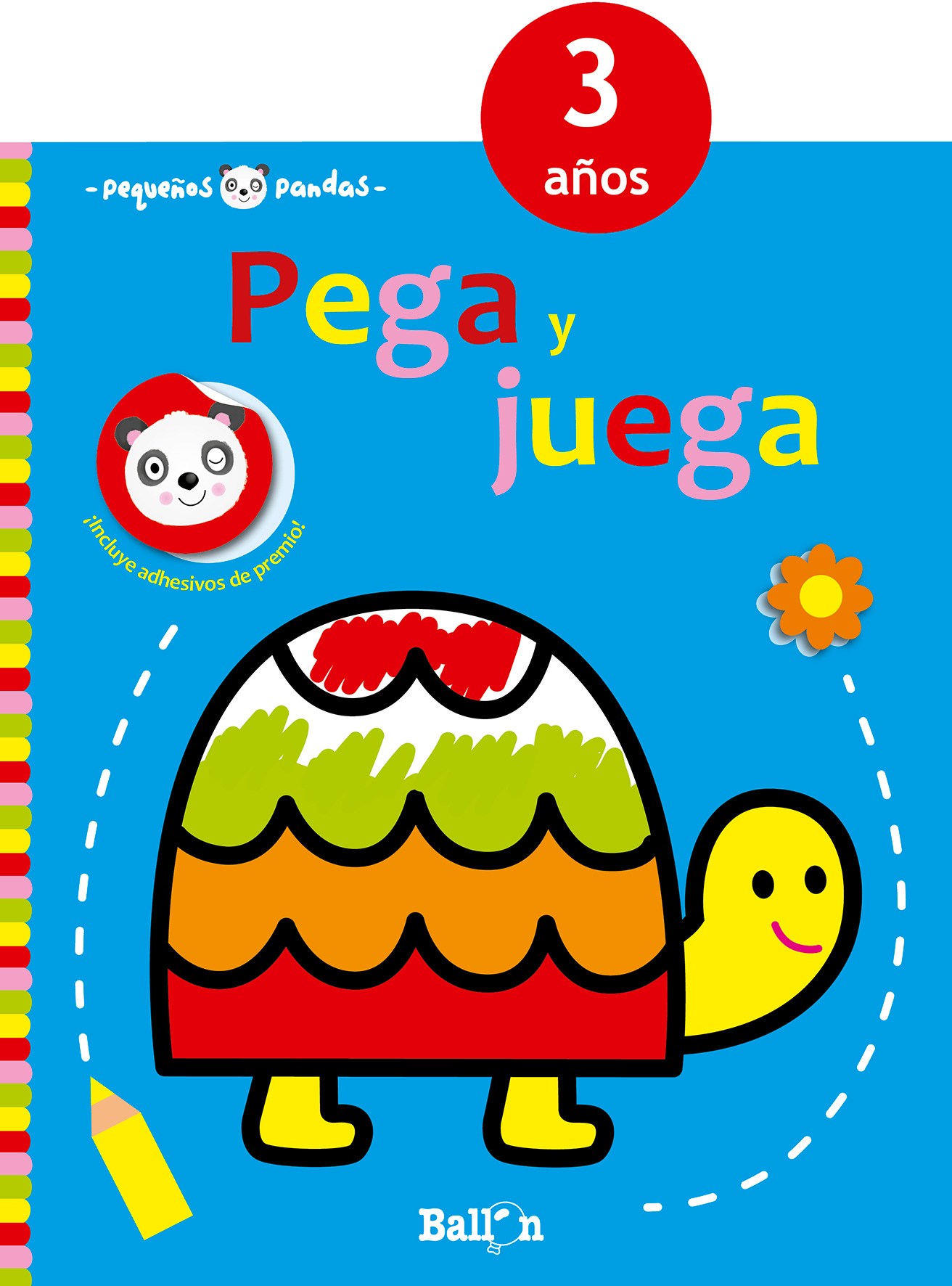 Pega y juega tortuga  +3